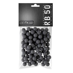 Sachet de 100 Billes caoutchouc RB50 T4E cal.50 (12.7mm) 1.23g