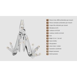 SIDEKICK - 14 FONCTIONS / GRIS ACIER LEATHERMAN