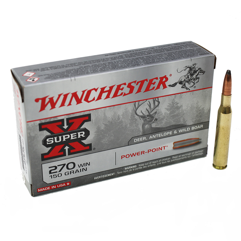 WINCHESTER cal. 270 Wsm Power Point 150 grains - 9.7 grammes /20