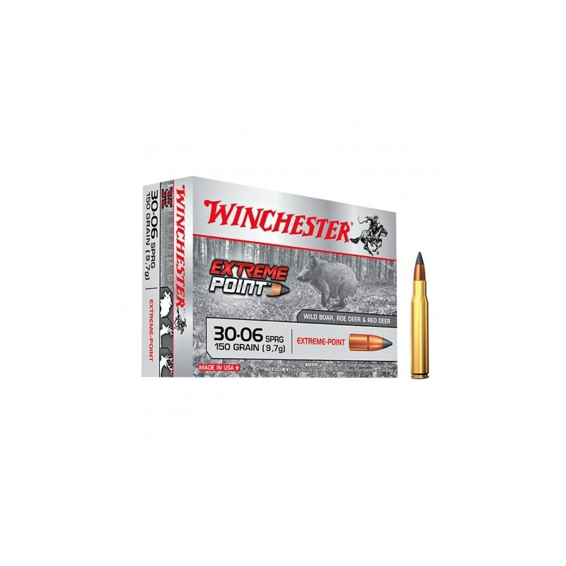 WINCHESTER cal.30-06 Sprg Extreme Point 150 grains - 9.7 grammes /20