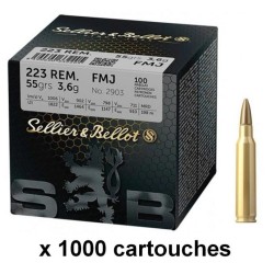 SELLIER & BELLOT cal.223 Rem FMJ 55gr /1000