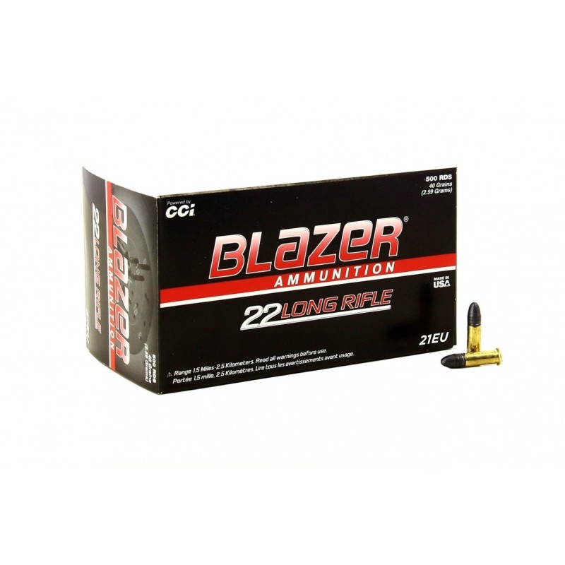 MUNITIONS 22 LR CCI BLAZER 40GR / 50