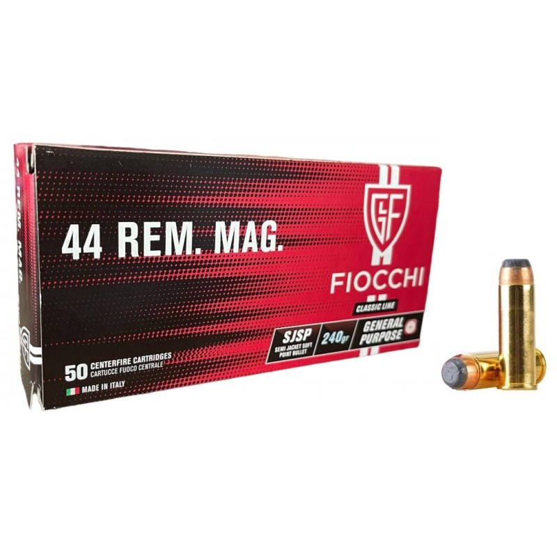 FIOCCHI cal.44 Rem Mag SJSP /50