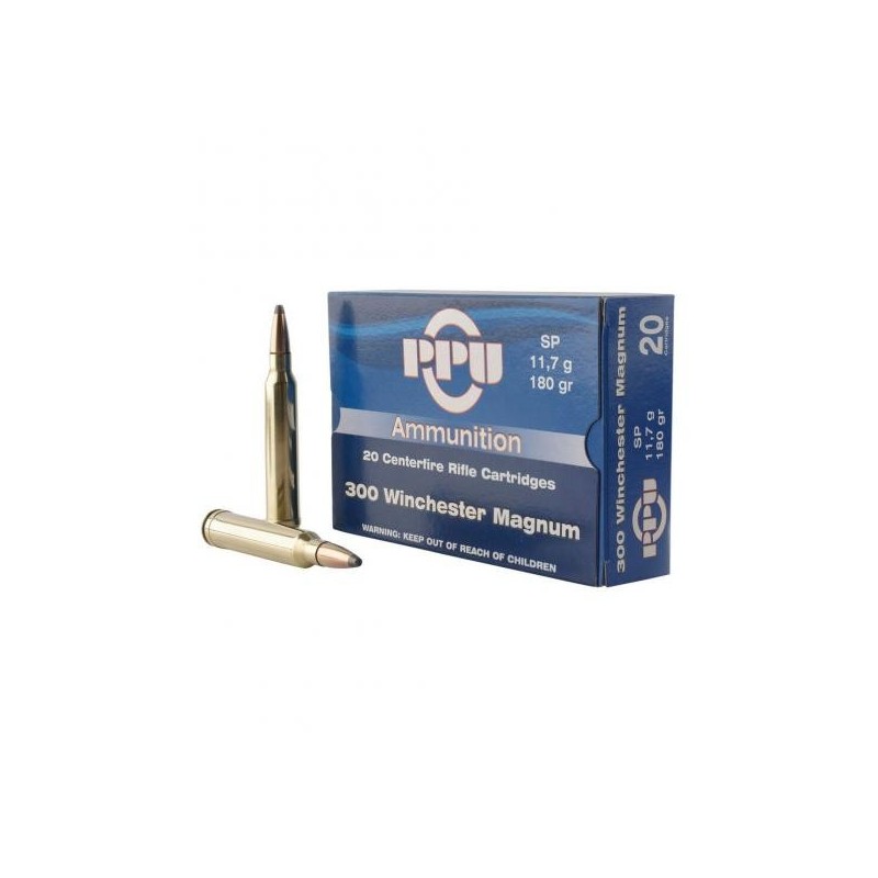 PPU PARTIZAN 300 WIN MAG SP 180GR